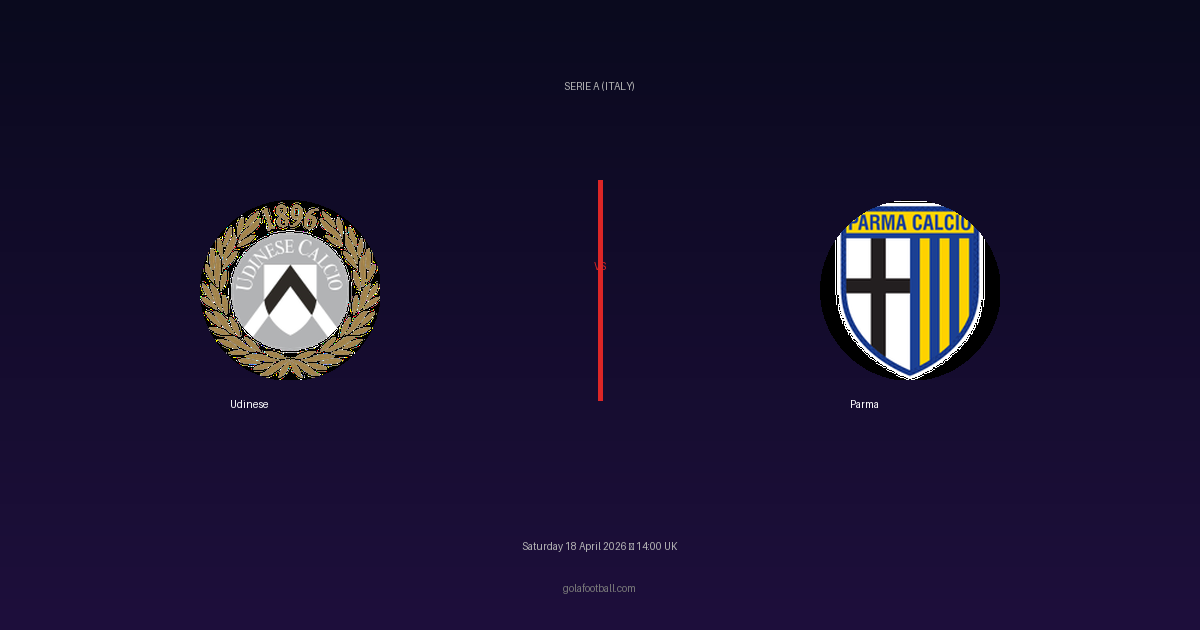 Match Preview: Udinese vs Parma - prediction, team news, live stream
