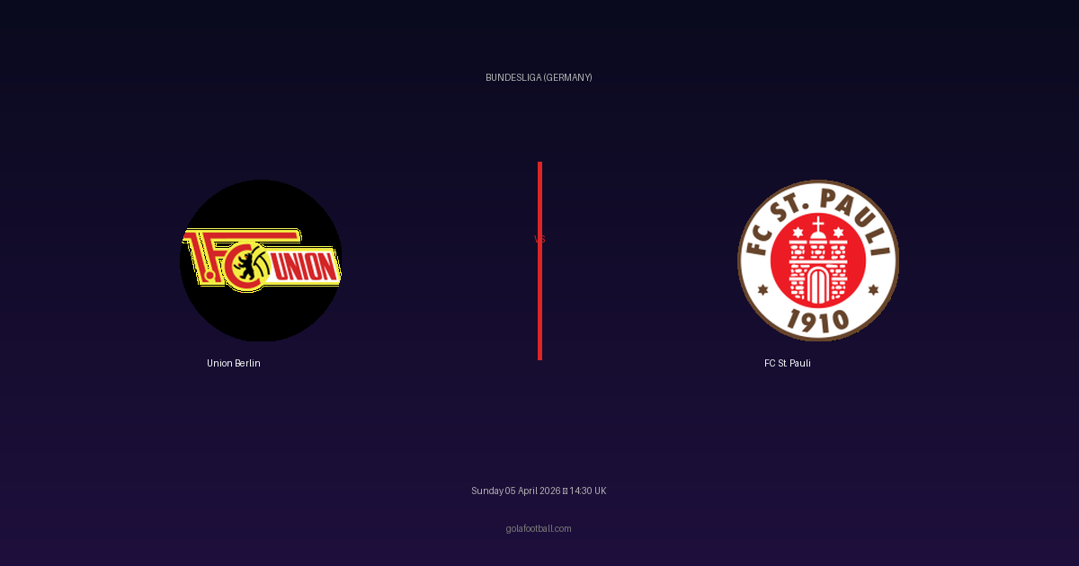 Match Preview: Union Berlin vs FC St. Pauli - prediction, team news, live stream