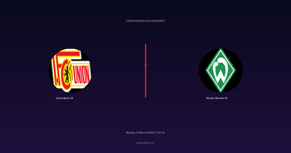 Match Preview: Union Berlin W vs Werder Bremen W - prediction, team news, live stream