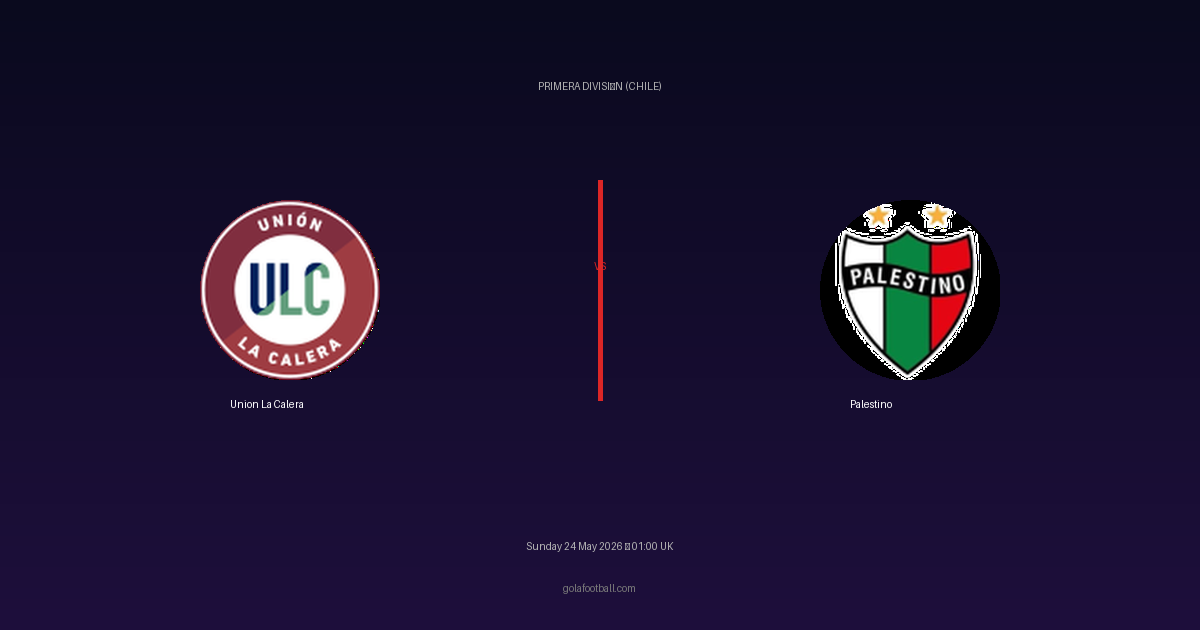 Match Preview: Union La Calera vs Palestino - prediction, team news, live stream