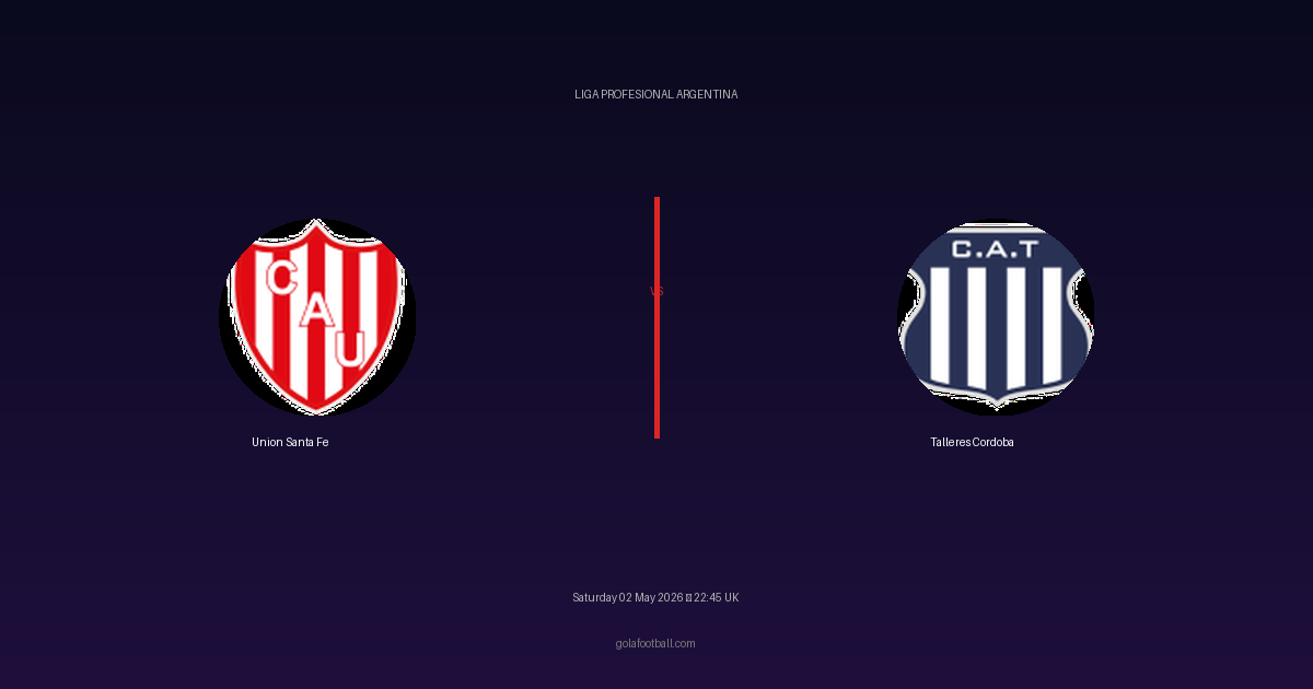 Match Preview: Union Santa Fe vs Talleres Cordoba - prediction, team news, live stream
