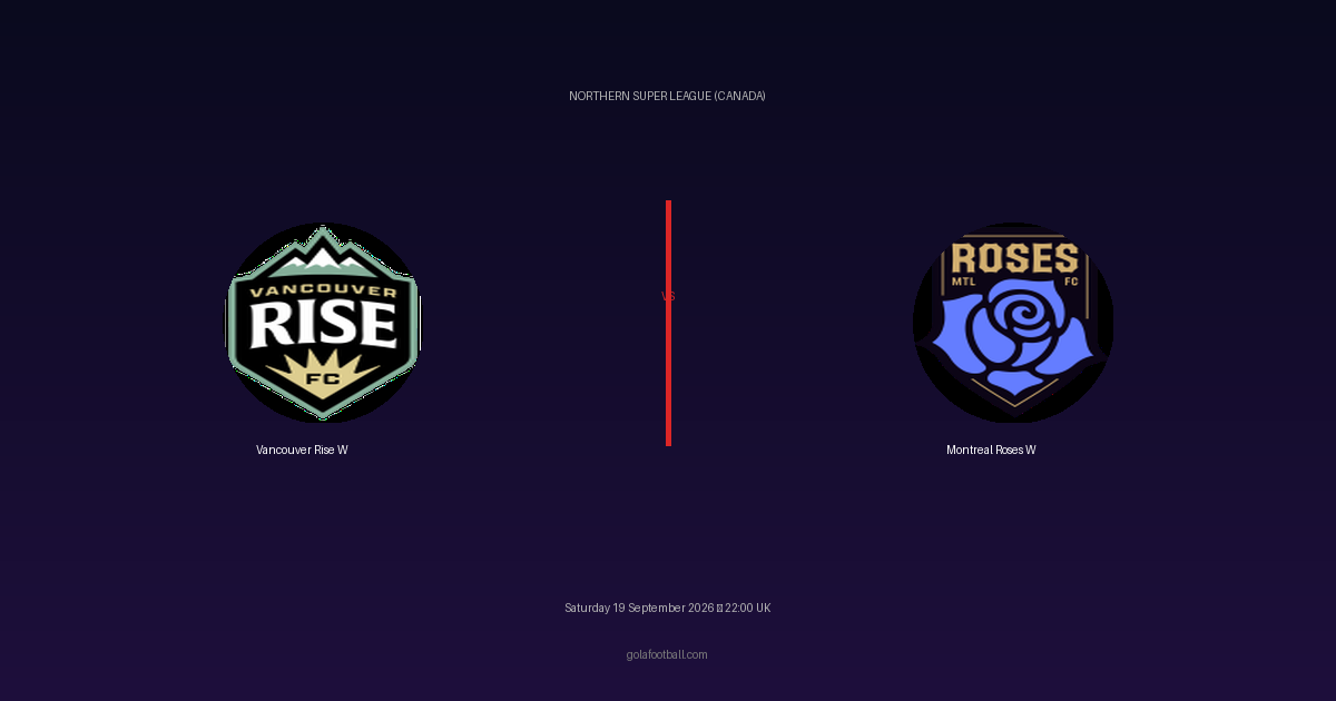 Match Preview: Vancouver Rise W vs Montreal Roses W – Northern Super League (Canada)