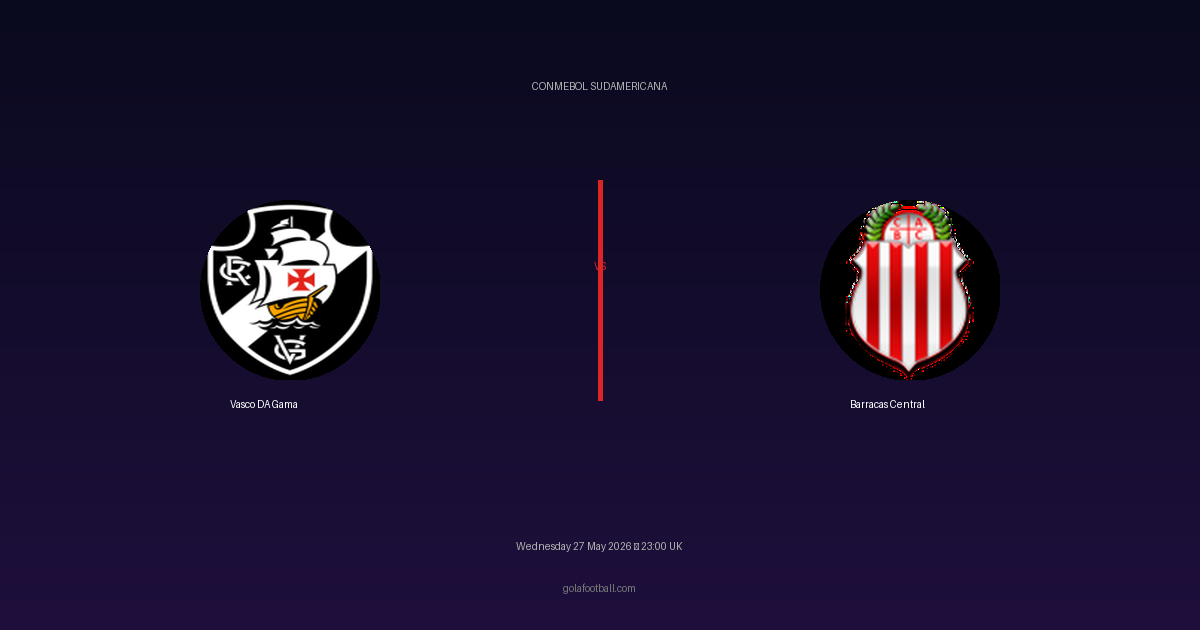 Match Preview: Vasco DA Gama vs Barracas Central - prediction, team news, live stream
