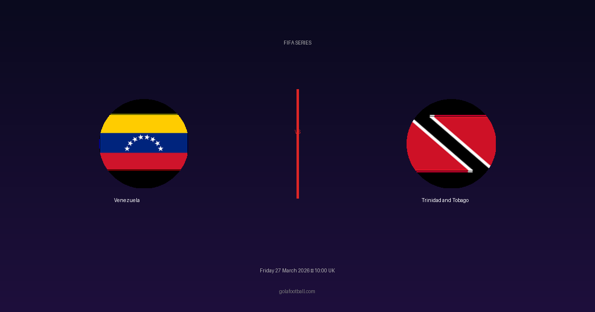 Match Preview: Venezuela vs Trinidad and Tobago - prediction, team news, live stream