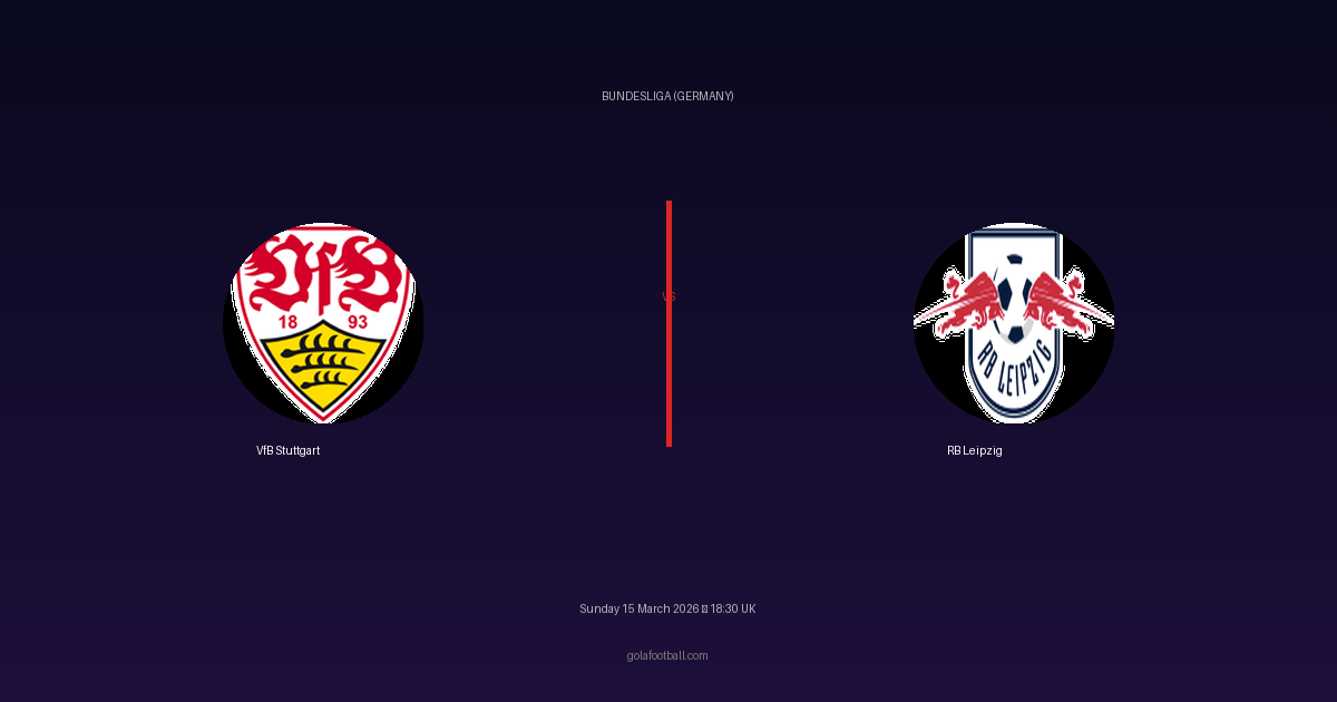 Match Preview: VfB Stuttgart vs RB Leipzig - prediction, team news, live stream