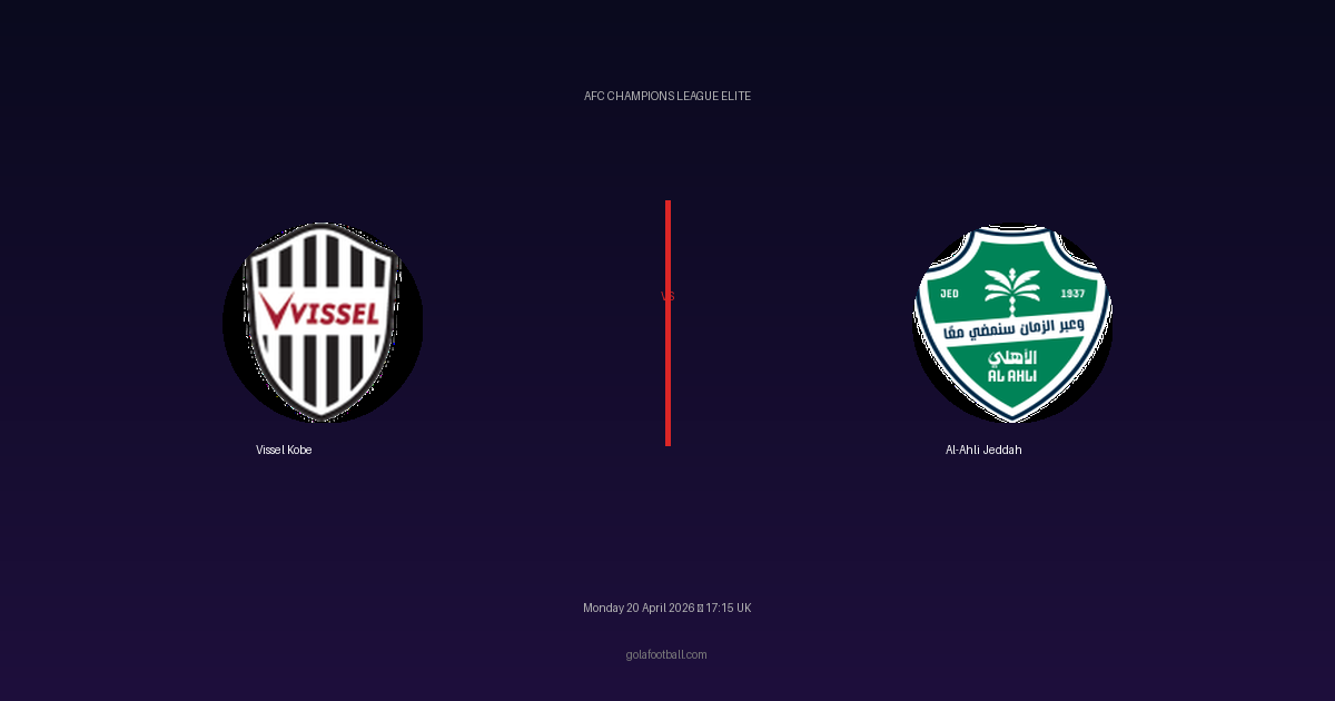 Match Preview: Vissel Kobe vs Al-Ahli Jeddah - prediction, team news, live stream