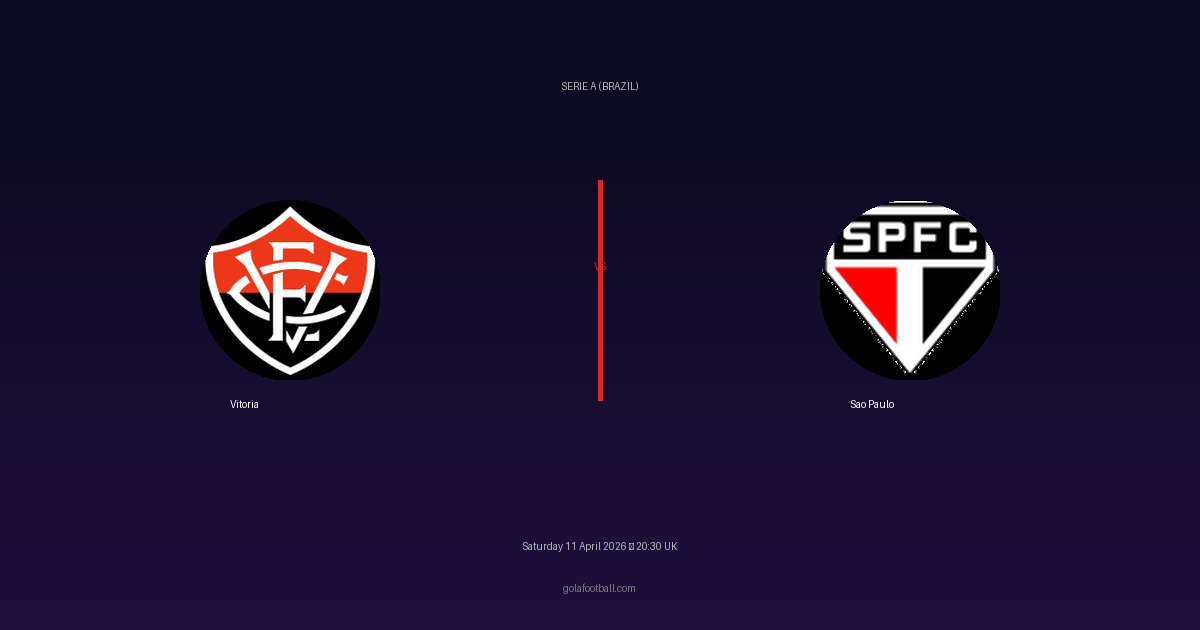 Match Preview: Vitoria vs Sao Paulo - prediction, team news, live stream