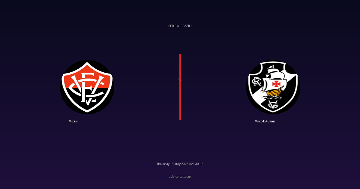 Match Preview: Vitoria vs Vasco DA Gama – Serie A (Brazil)