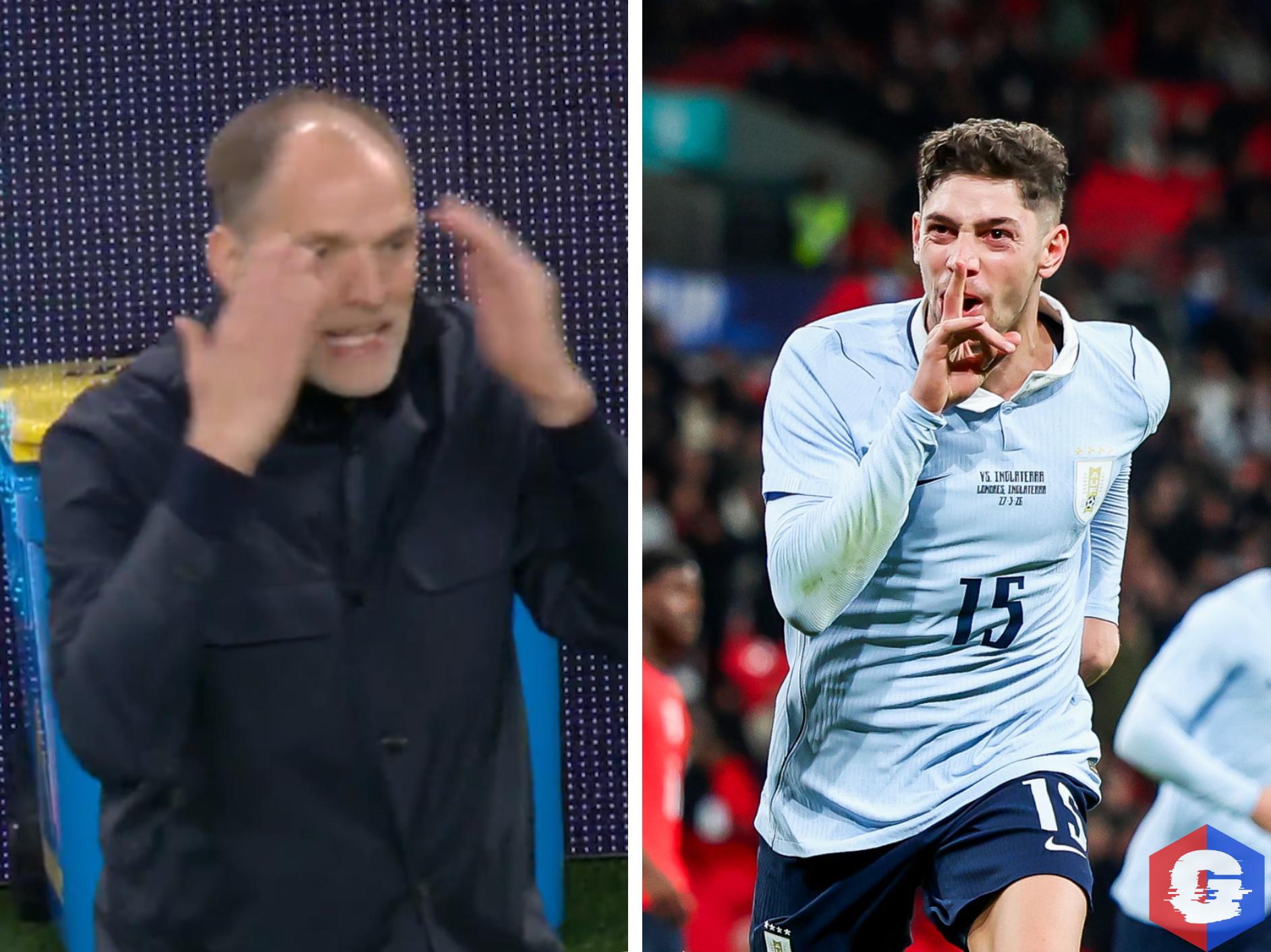 England Draw 1-1 with Uruguay in Tuchel's Debut Amid Late Drama